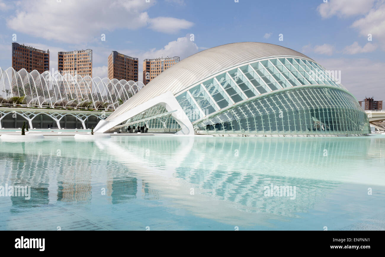 The City of Arts and Sciences, The Hemisferic, Valencia, Spain Stock Photo