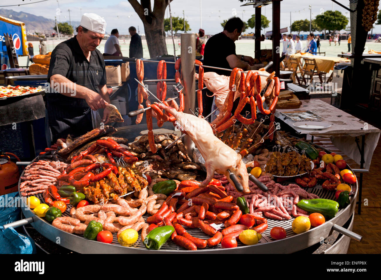Bbq stand hi-res stock photography and images - Alamy