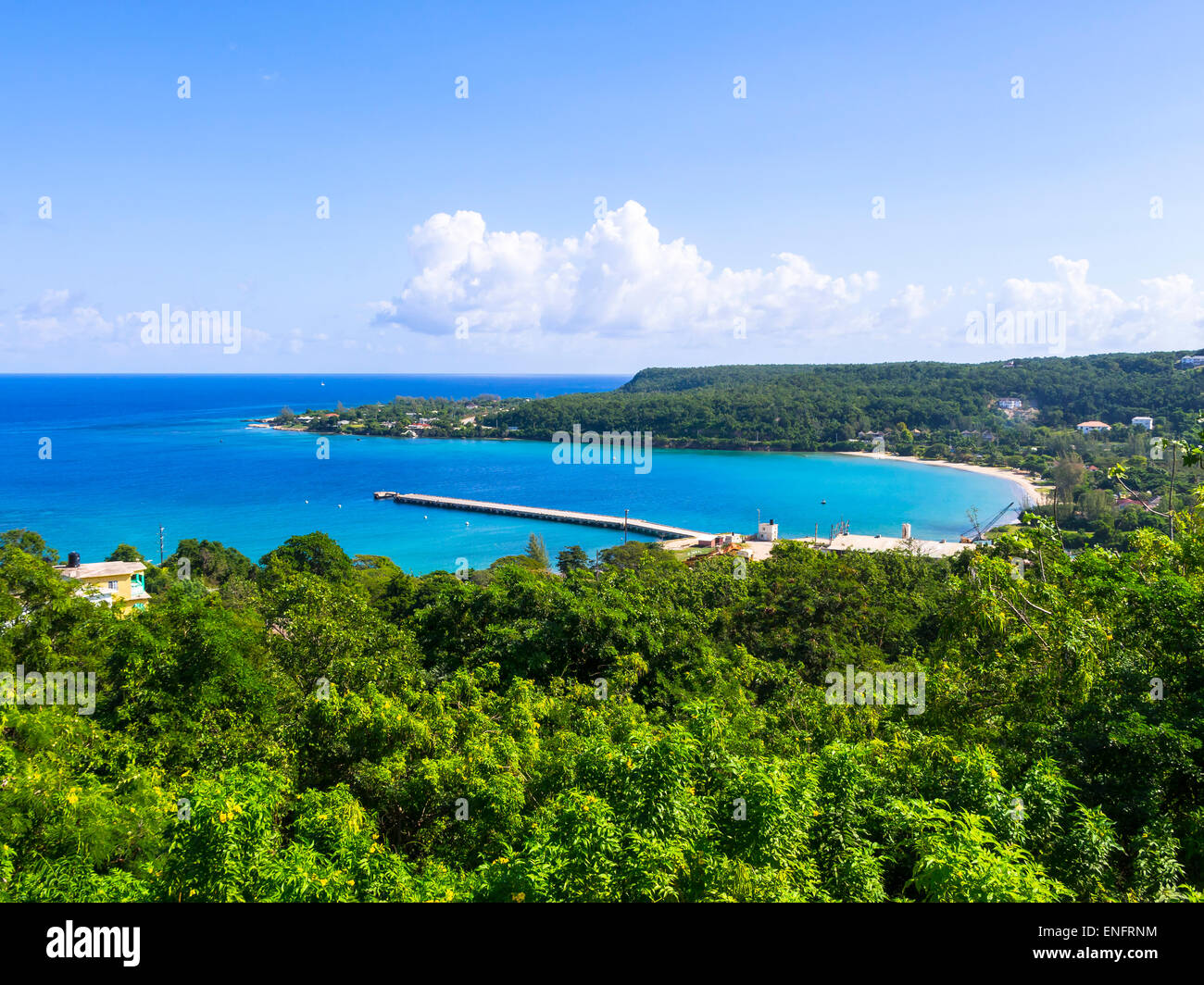 Coastline Port Rhoades Discovery Bay Jamaica Stock Photo Alamy