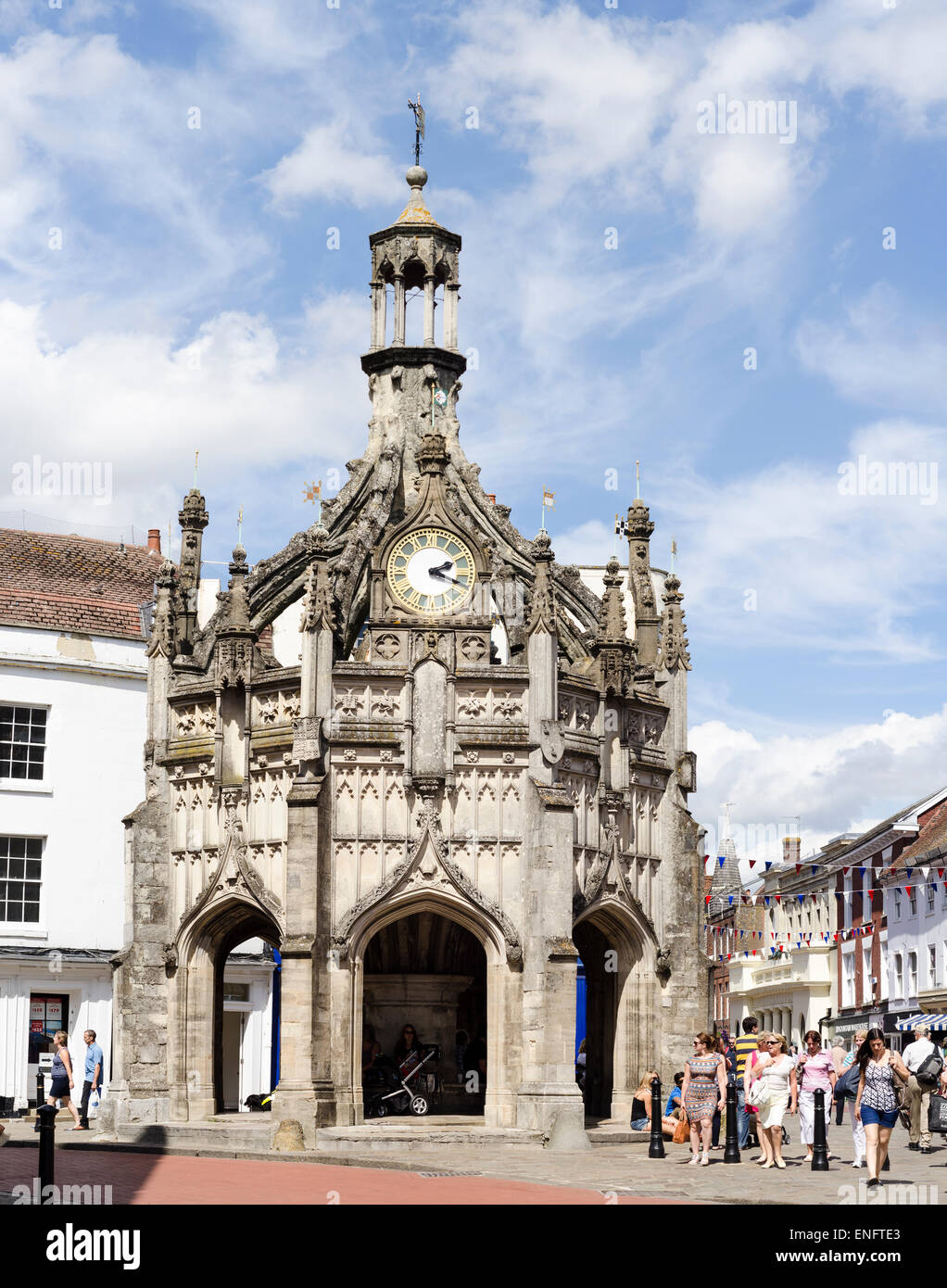 Historic Chichester Market Cross Stock Photo