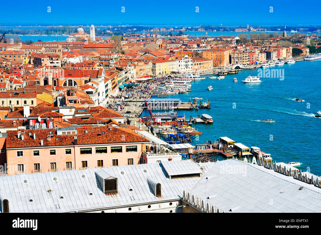 Aerial view venice hi-res stock photography and images - Alamy