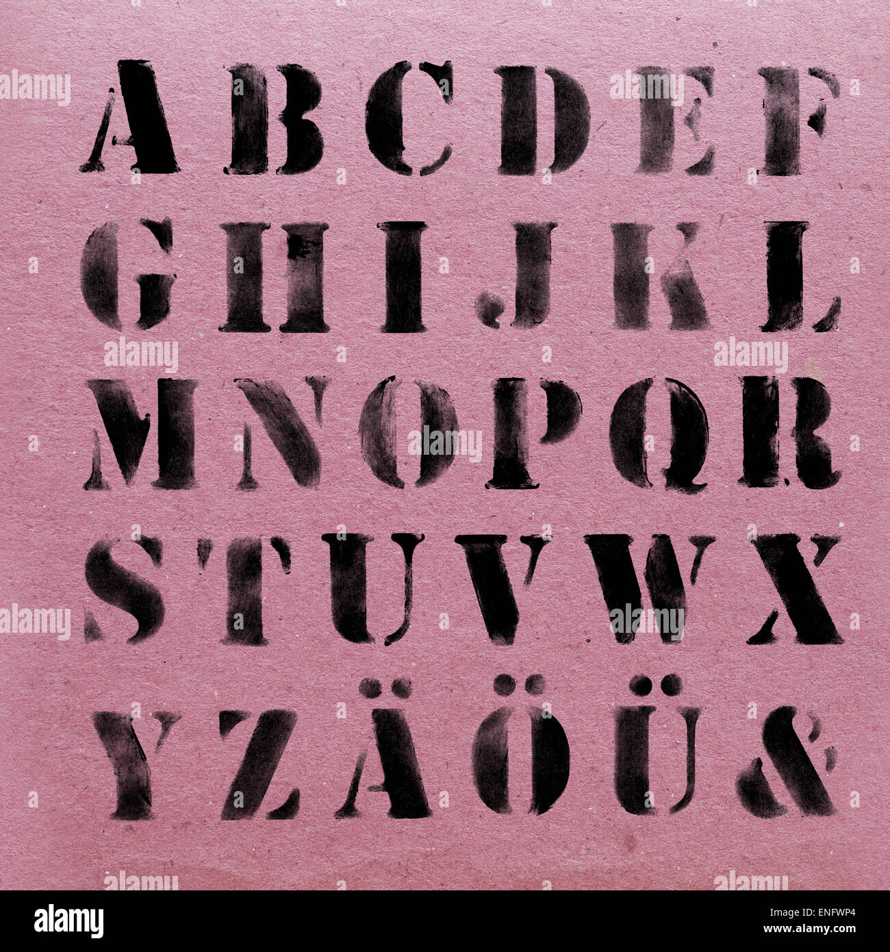 Vintage Letters High Resolution Stock Photography and Images - Alamy