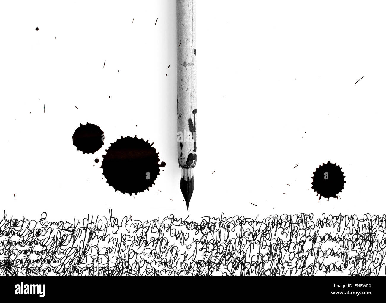 Scratch Up Ink Writing Calligraphy design ideas hi-res stock photography and images - Alamy