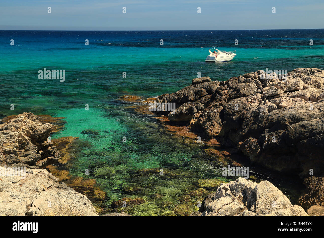 Rocky coast of Mallorca Stock Photo