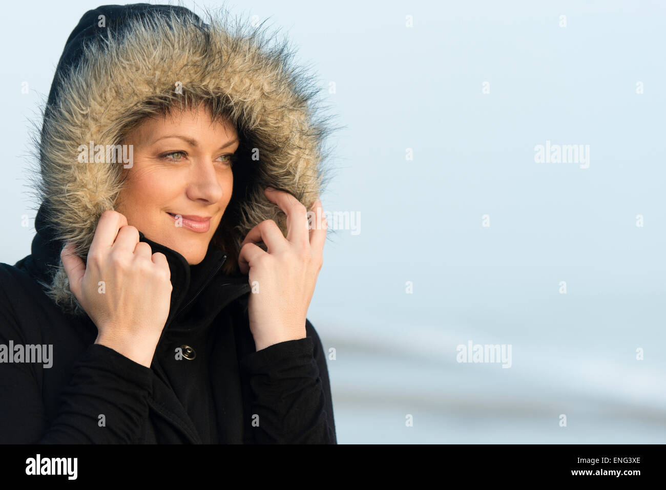 Fur hood hi-res stock photography and images - Alamy