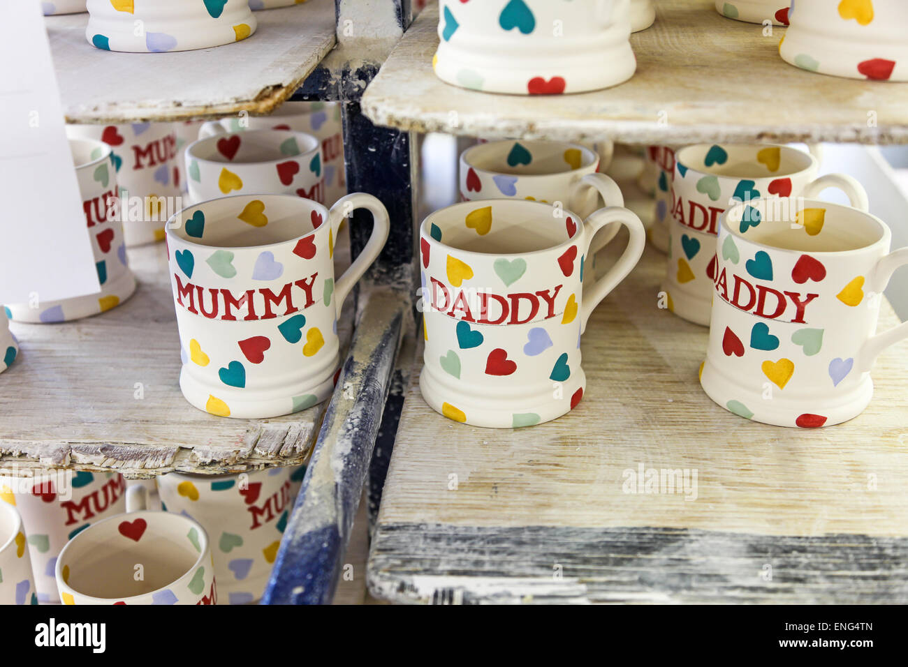 Emma Bridgewater pottery factory Stoke on Trent, North Staffordshire