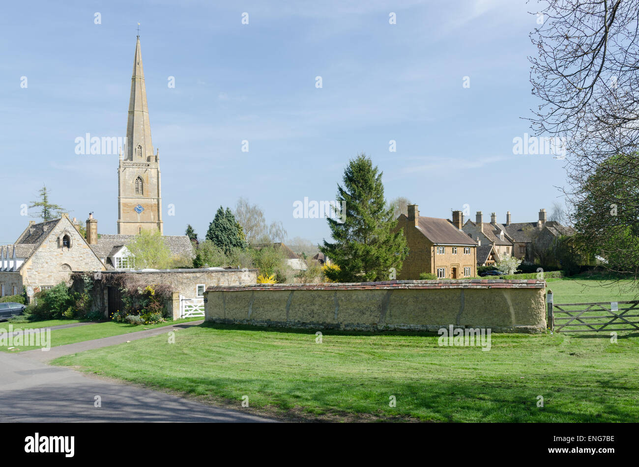 The pretty Warwickshire village of Tredington near Shipston-on-Stour Stock Photo