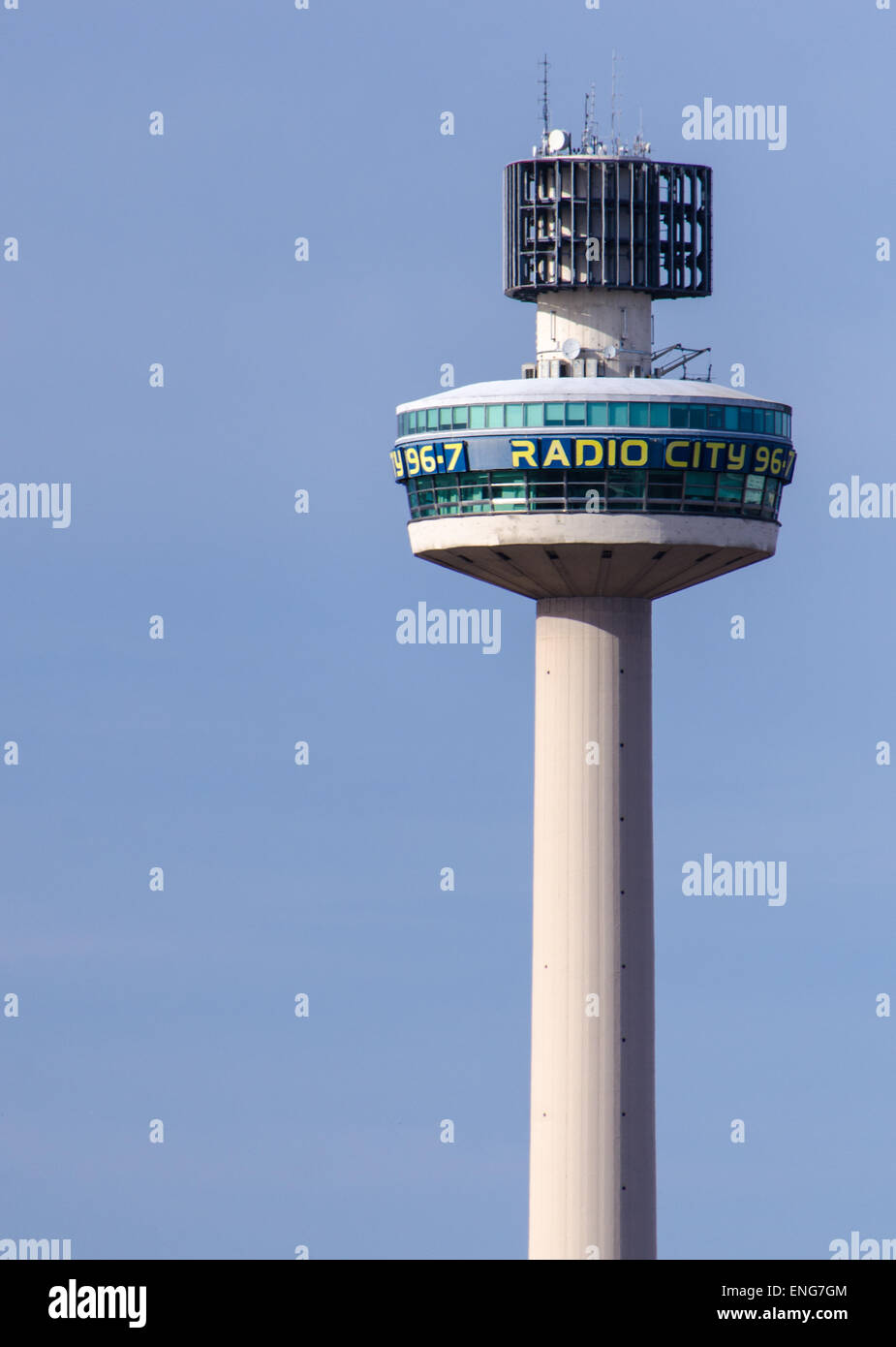 Radio City Liverpool, Radio Tower Merseyside, 96.7 FM Stock Photo