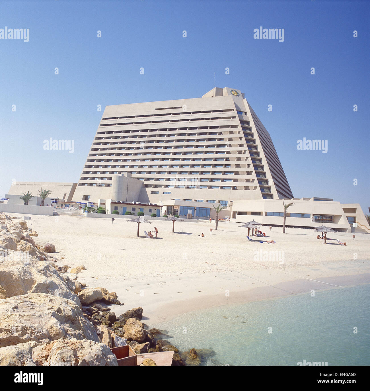 Arabische Emirate, Sharjah, Blick auf das Hotel Continental Stock Photo ...