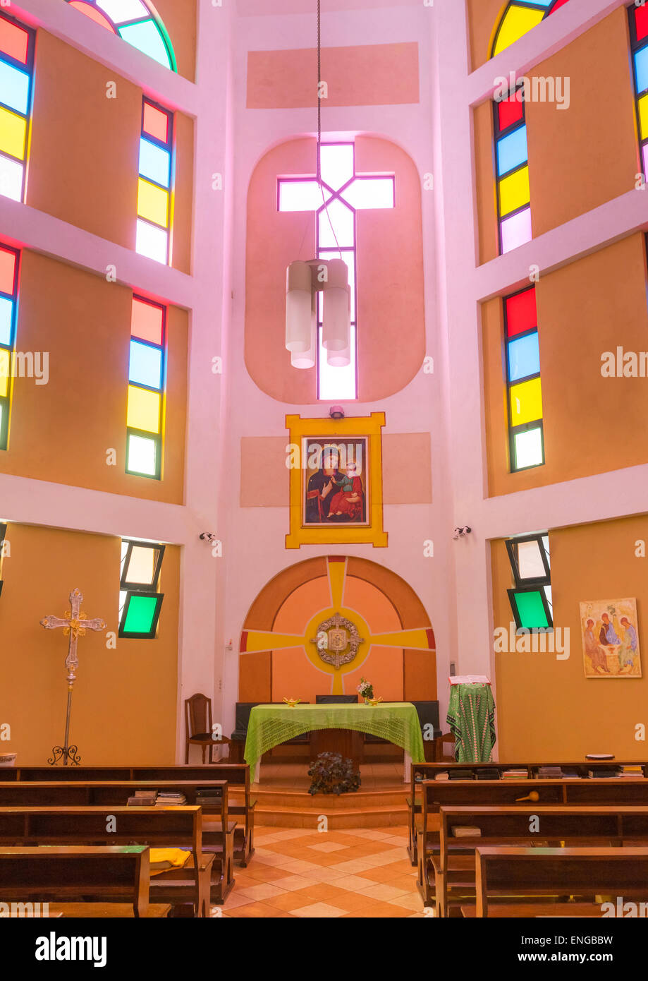 Inside Marsabit Church, Marsabit District, Marsabit, Kenya Stock Photo