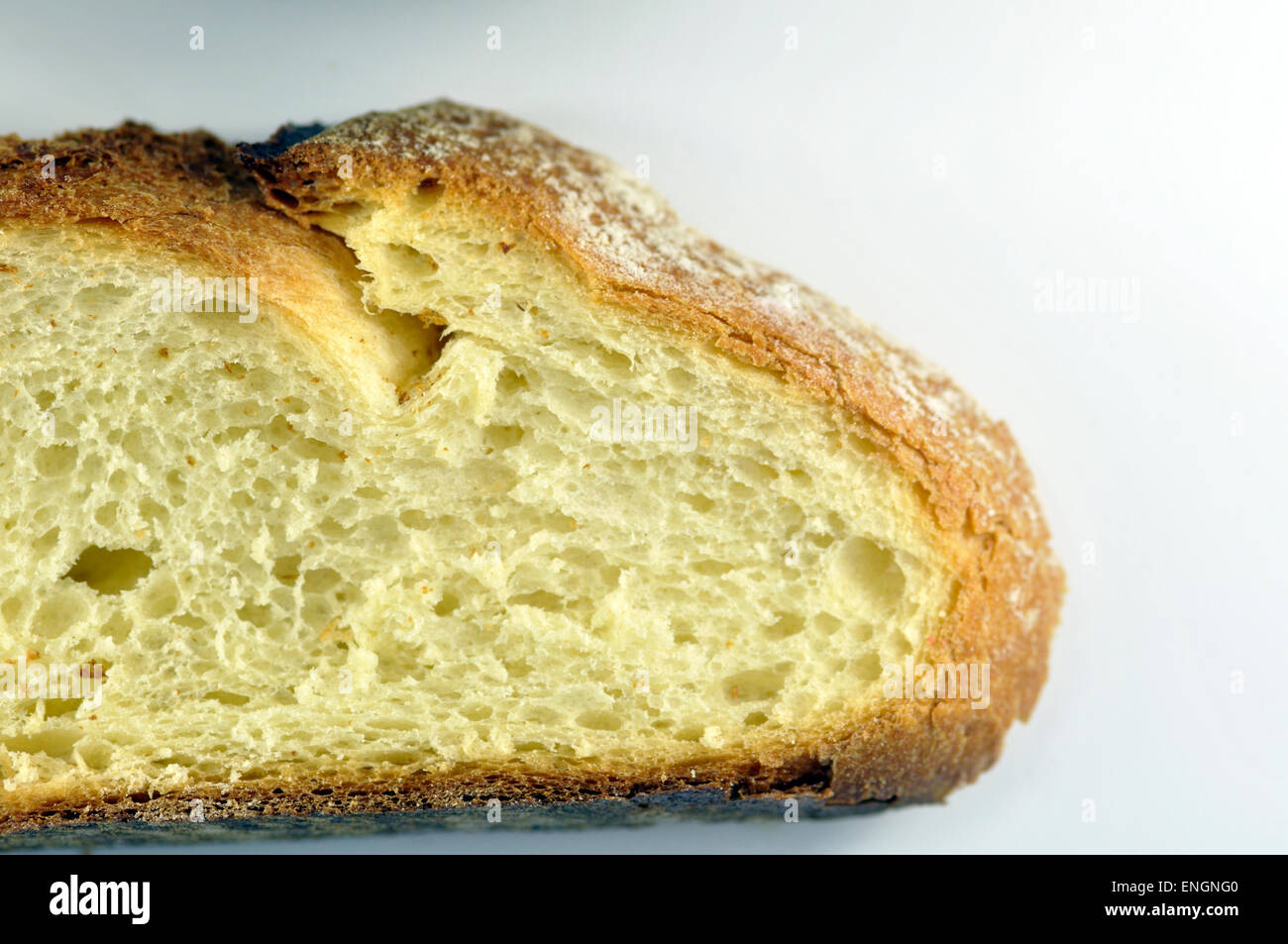 Italian Bread Slice Stock Photo - Alamy