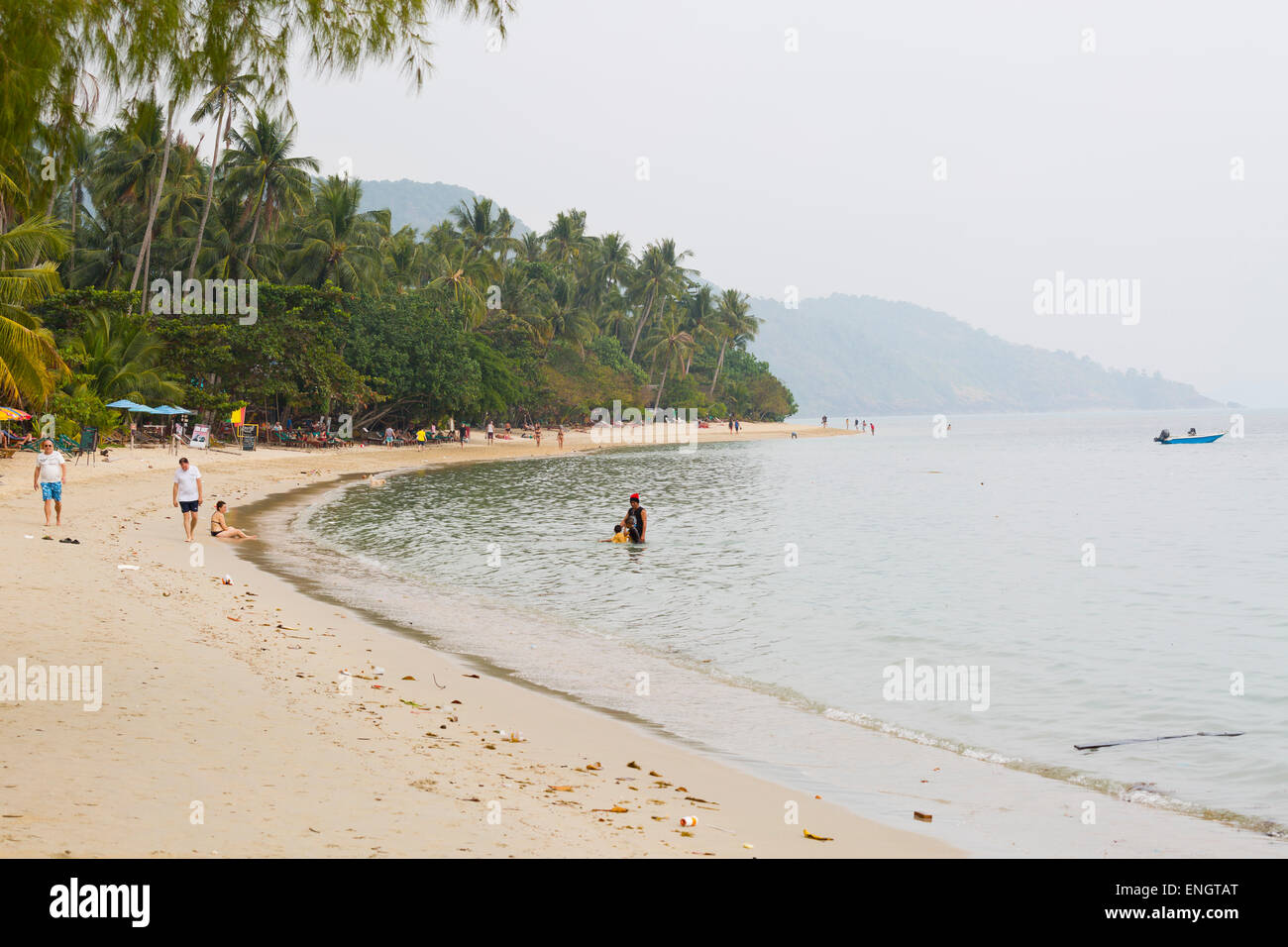 Bang Bao Beach on Ko Chang, Thailand Stock Photo