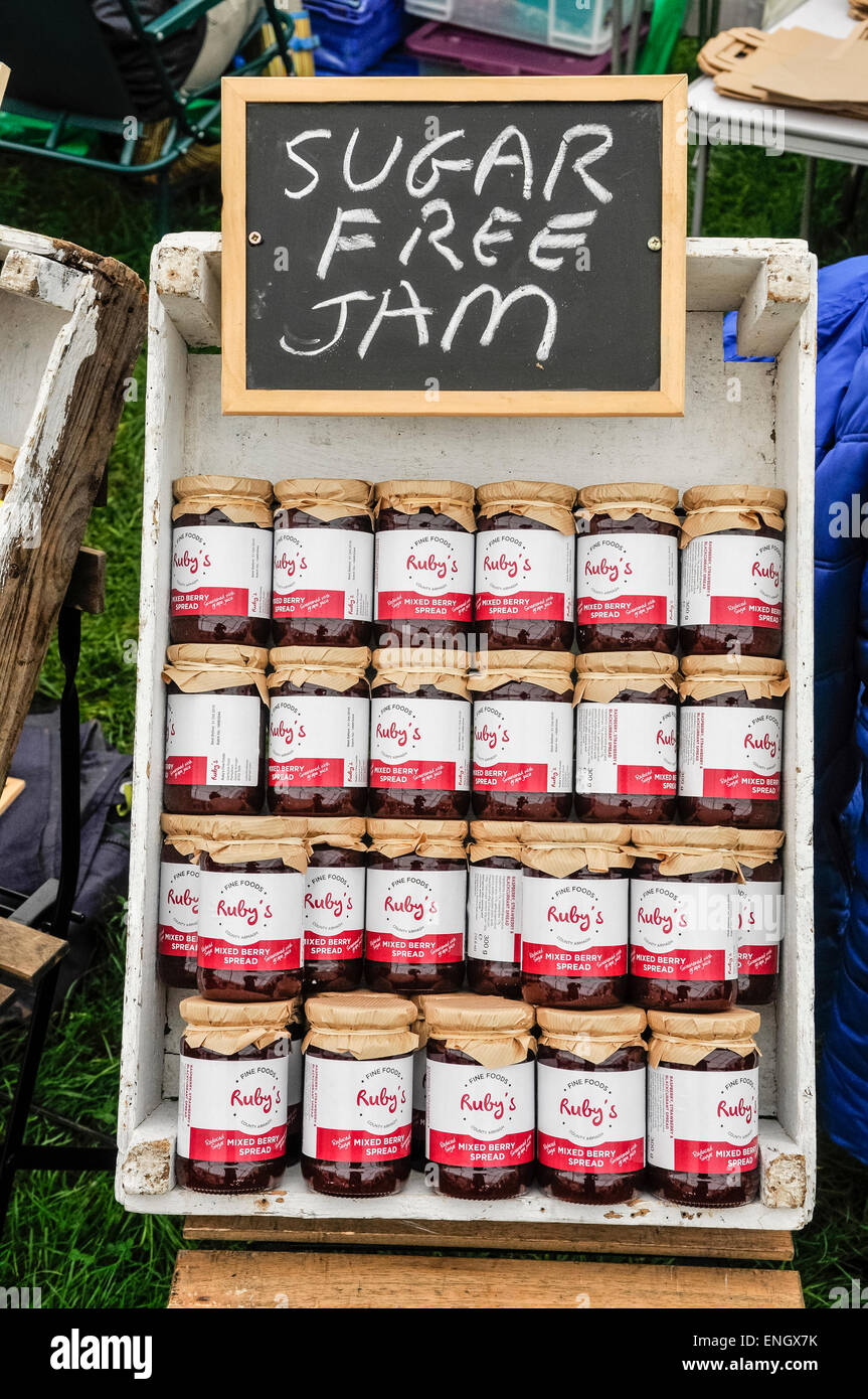 Sugar free jam for sale Stock Photo