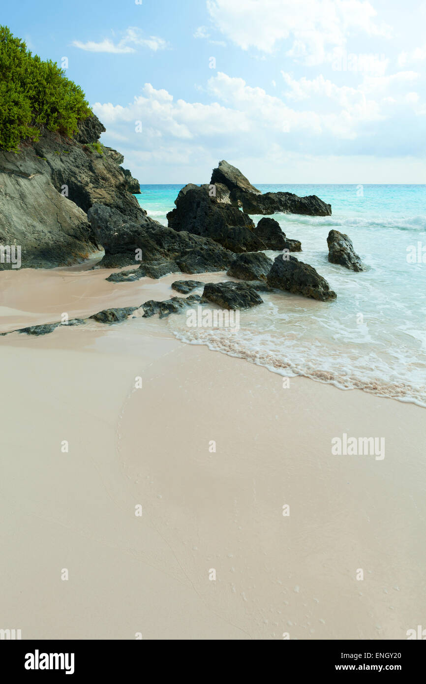 Horseshoe Bay Beach in Bermuda Stock Photo Alamy
