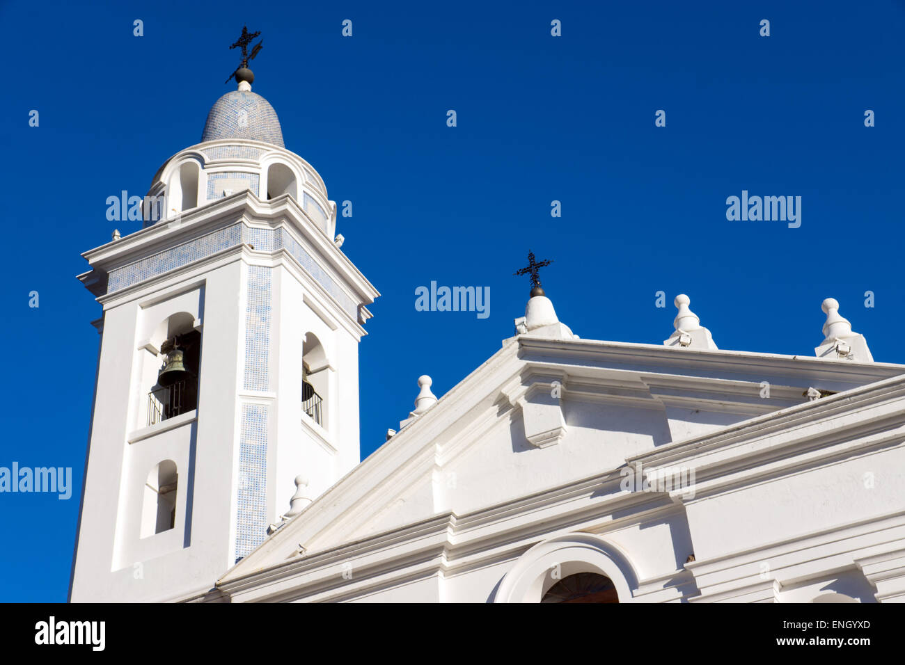 The church at the Recoleta cementary in Buenos Aires Stock Photo