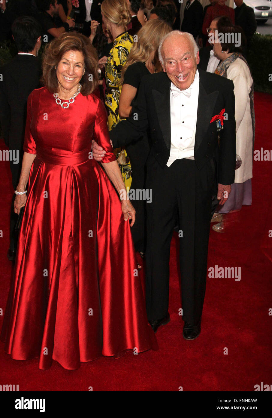 New York, USA. 4th May, 2015. JUDITH GLICKMAN and LEONARD LAUDER attend ...