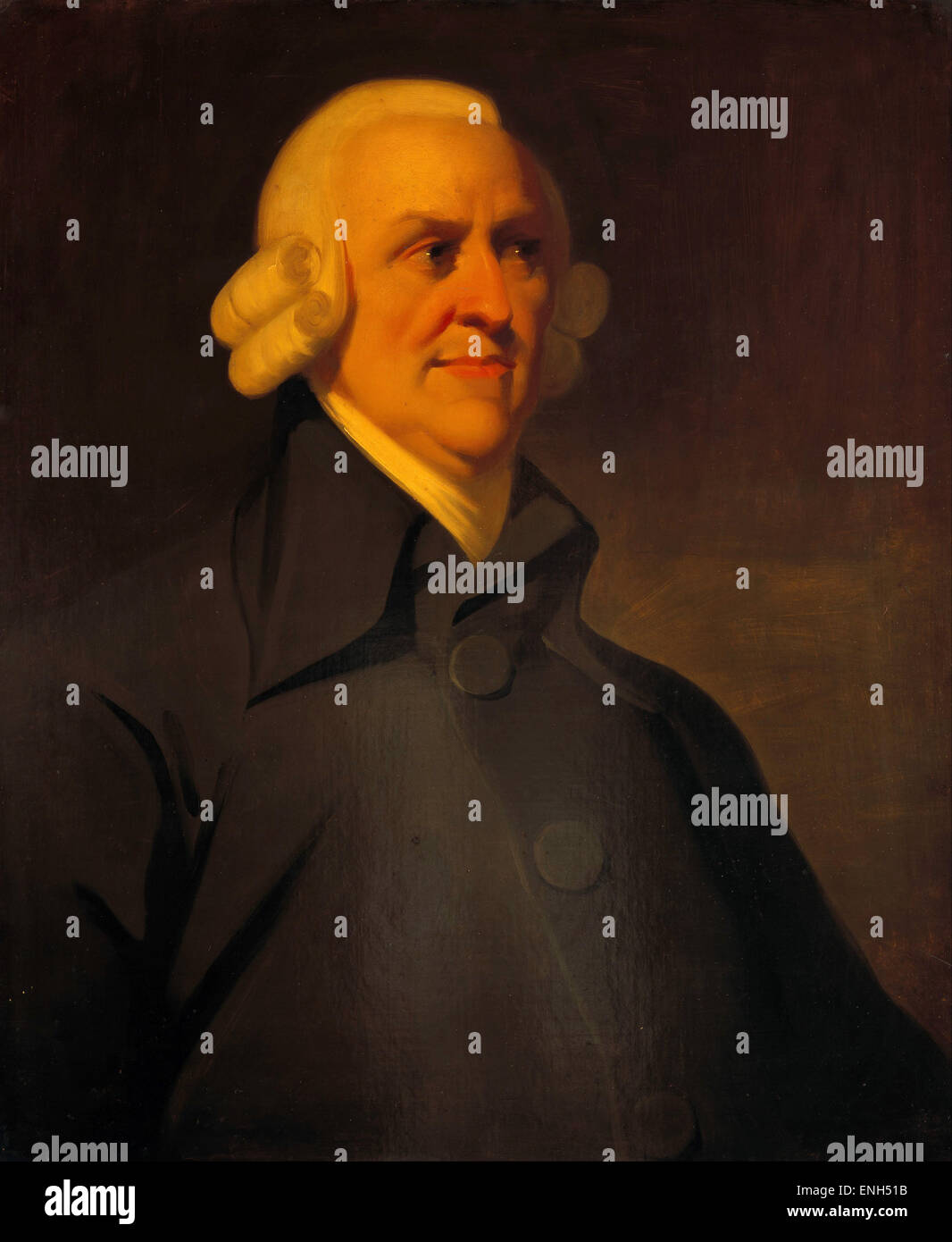 Adam Smith, Scottish moral philosopher, pioneer of political economy, and key Scottish figure. Stock Photo