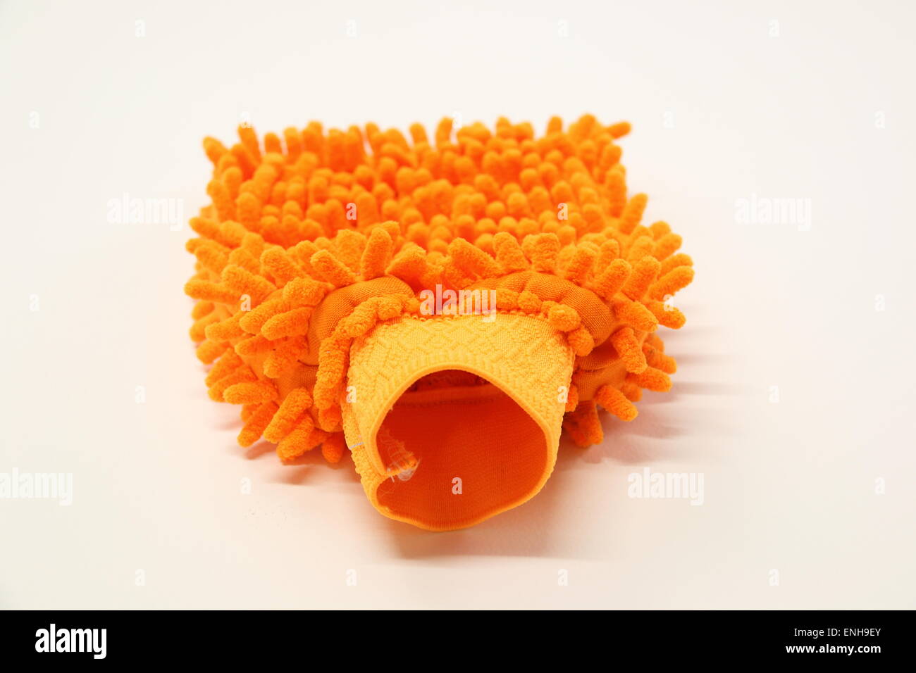 Mitts for washing and drying car on white background Stock Photo Alamy