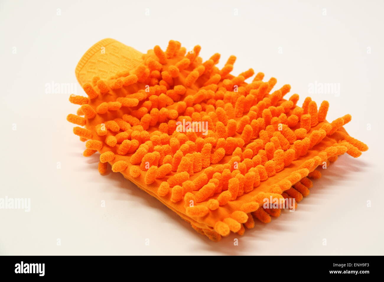 Mitts for washing and drying car on white background Stock Photo Alamy