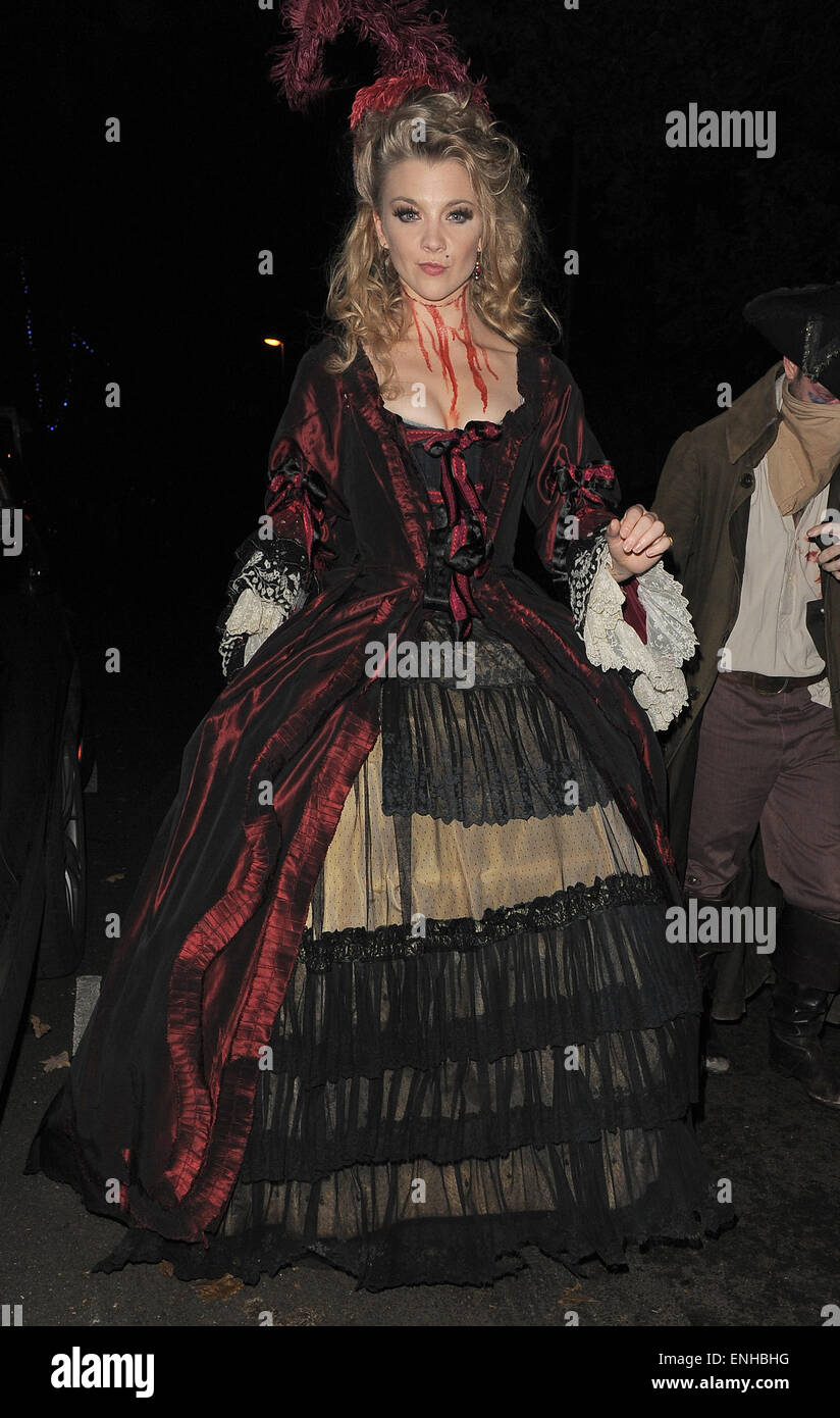 'Jonathan Ross' Halloween party - Arrivals. Natalie Dormer arrives