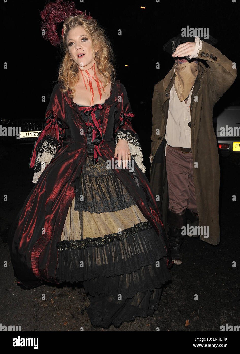 'Jonathan Ross' Halloween party - Arrivals. Natalie Dormer arrives