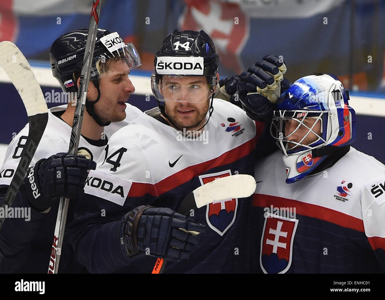 From Left Players Michal Sersen, Andrej Meszaros And Jan Laco Of ...