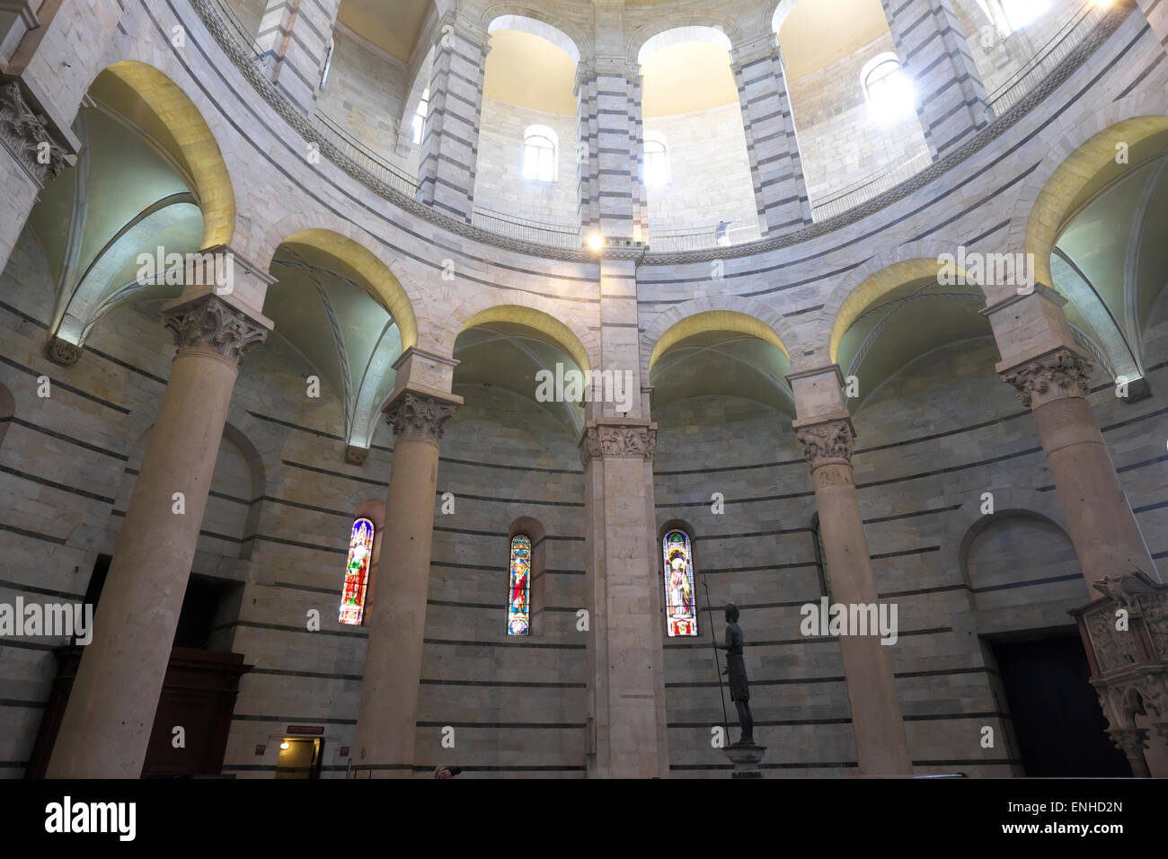 Inside the Baptistery of Pisa, Pisa, Tuscany, Italy Stock Photo - Alamy
