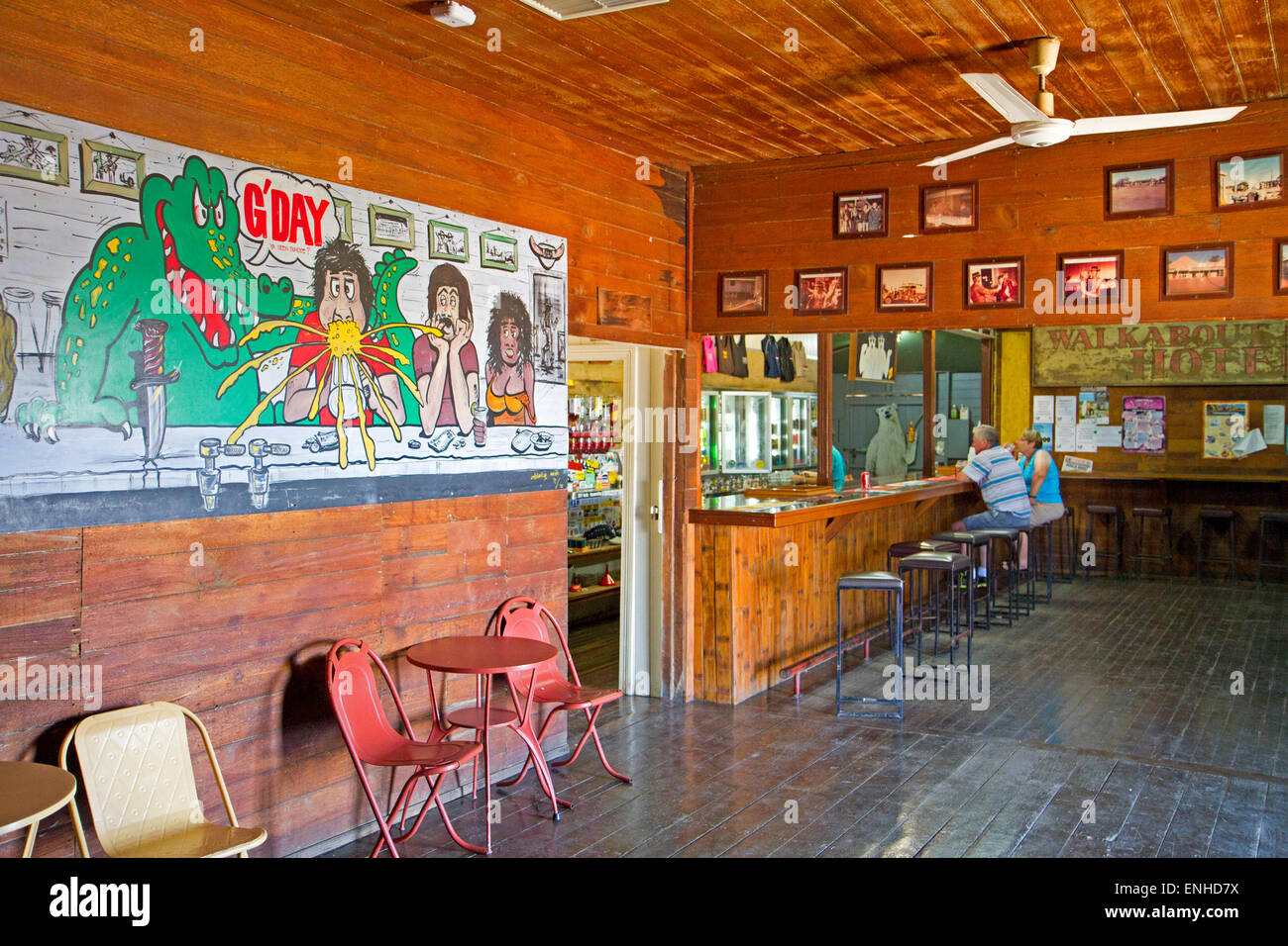 The Walkabout Creek Hotel, famous as the pub featured in Crocodile Dundee Stock Photo