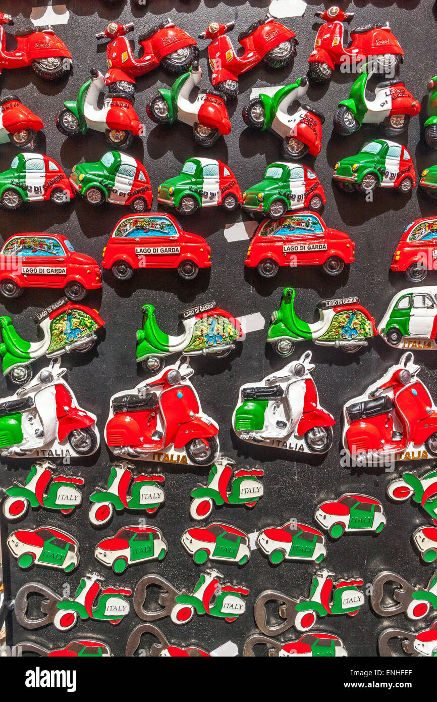 Collection of souvenir in Italy Stock Photo Alamy