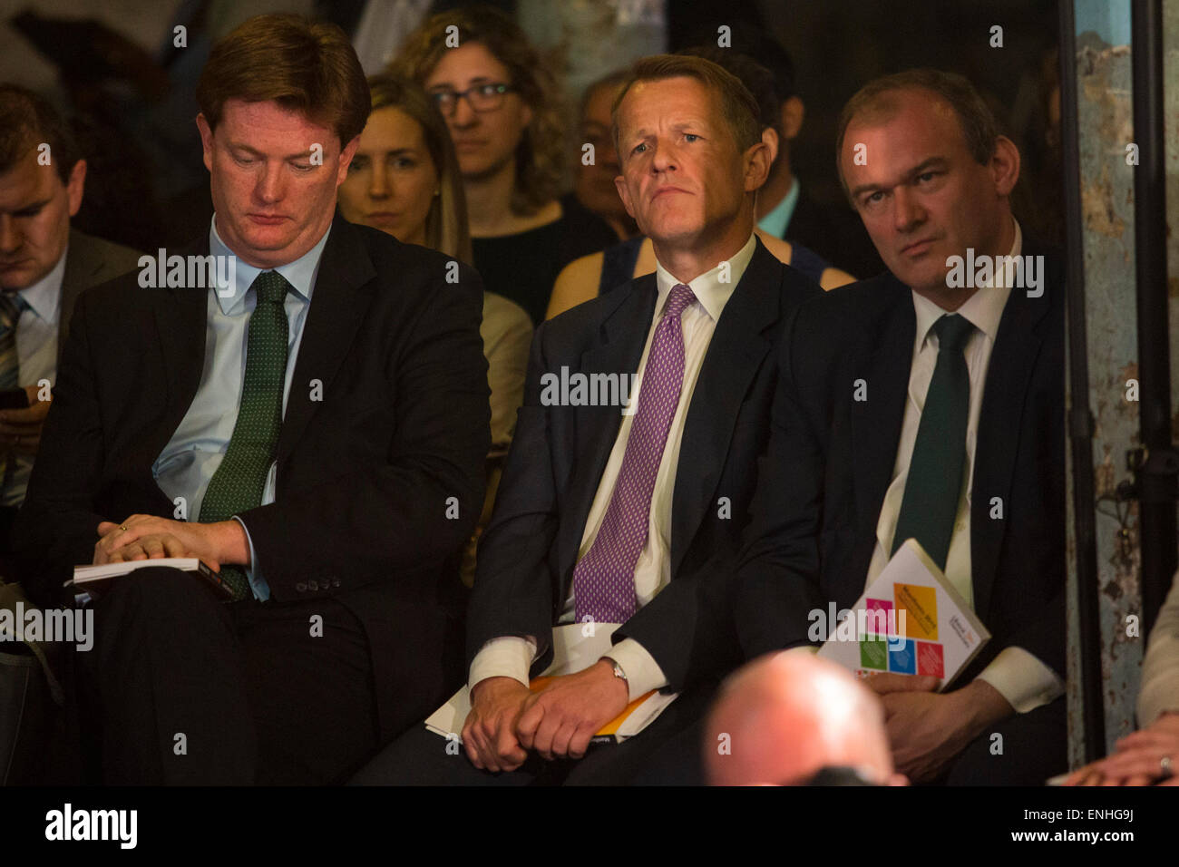 Liberal Democrat party general election manifesto launch in London 2015. Stock Photo