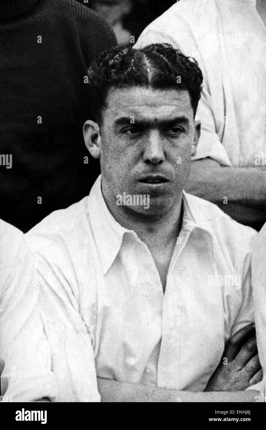 Portrait of Everton footballer Dixie Dean, circa 1930. Stock Photo