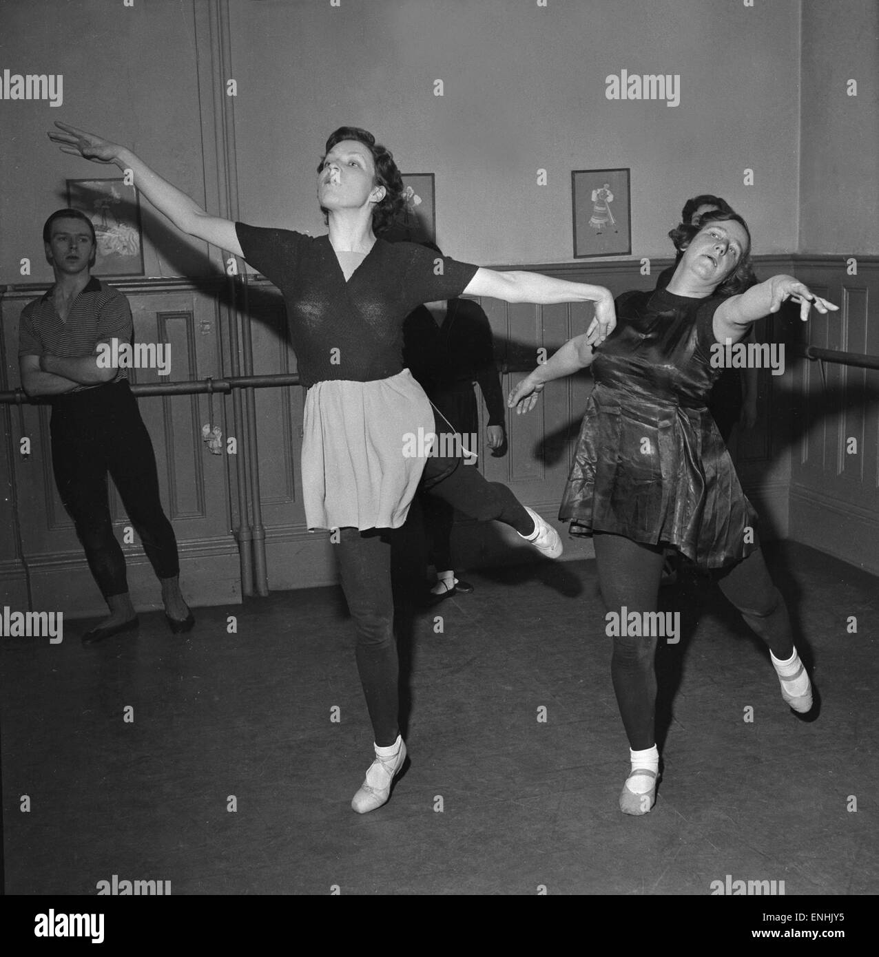 Life in the Mirror Side by side, housewife Mary Batten left and