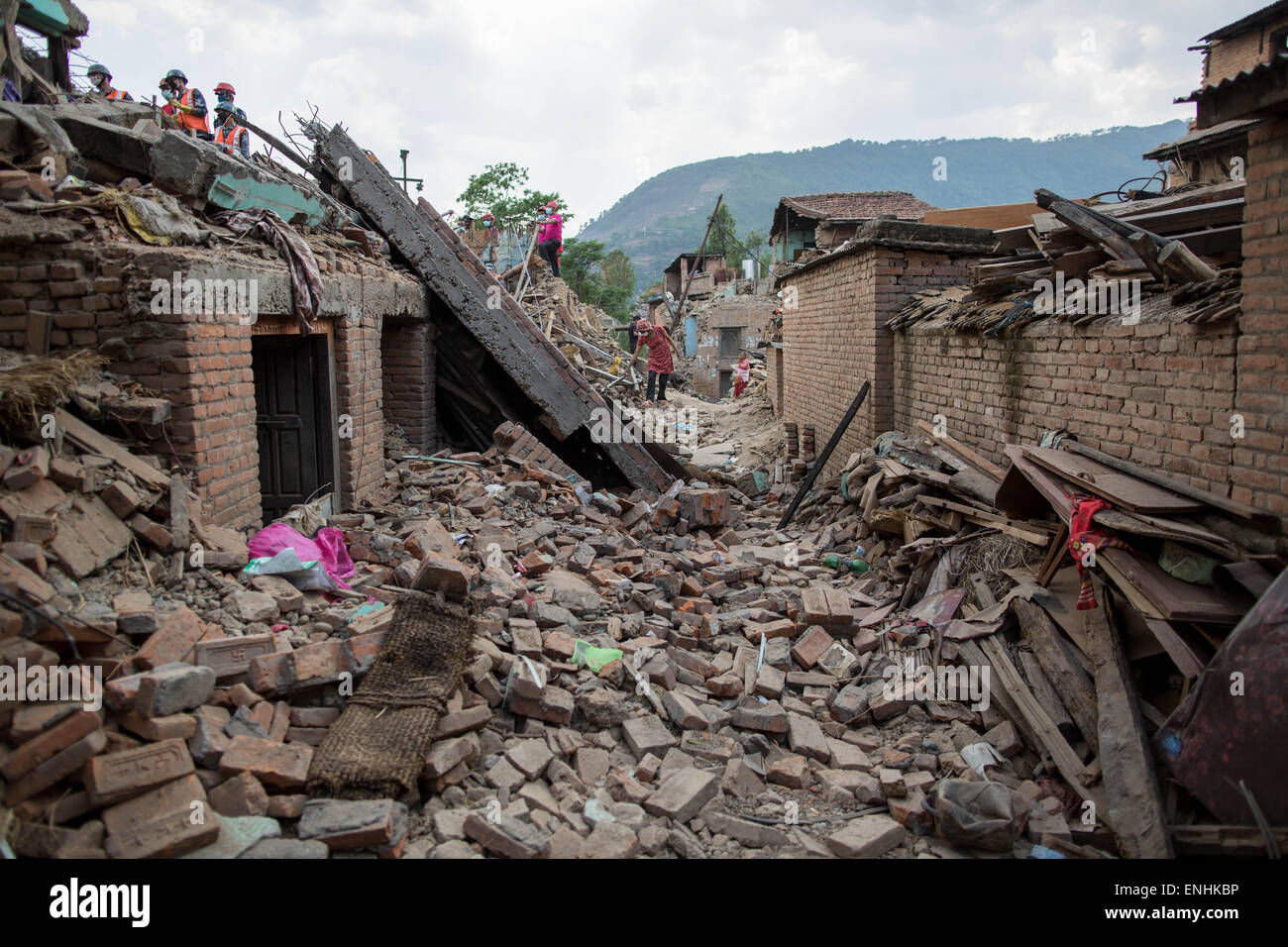 Nepal earthquake 2015 hi-res stock photography and images - Alamy