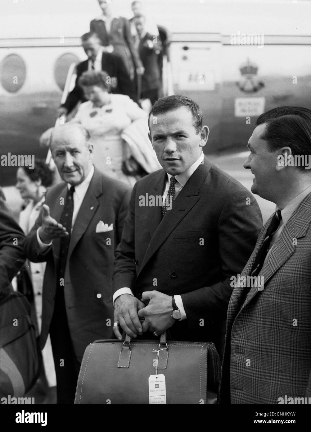 Ingemar Johansson 1959 World Heavyweight Boxing Champion At Manchester ...