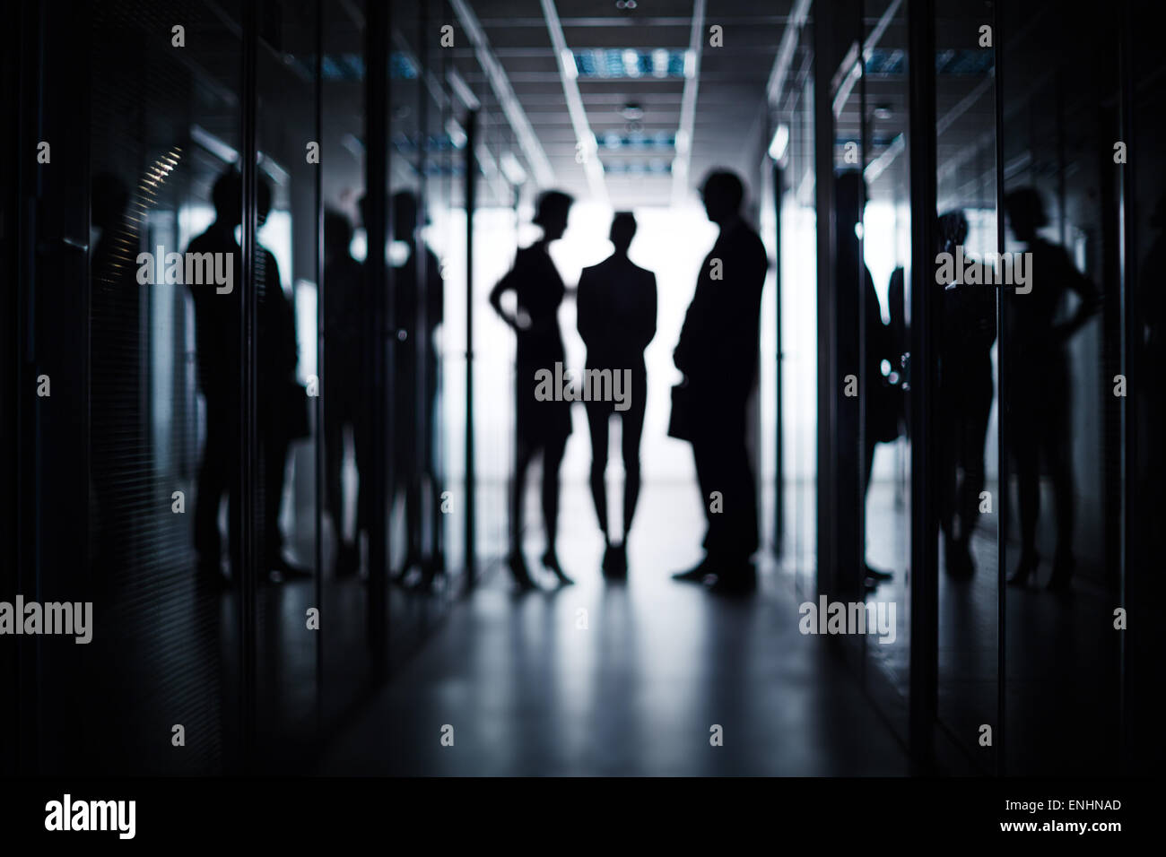 Young silhouettes in building hi-res stock photography and images - Alamy