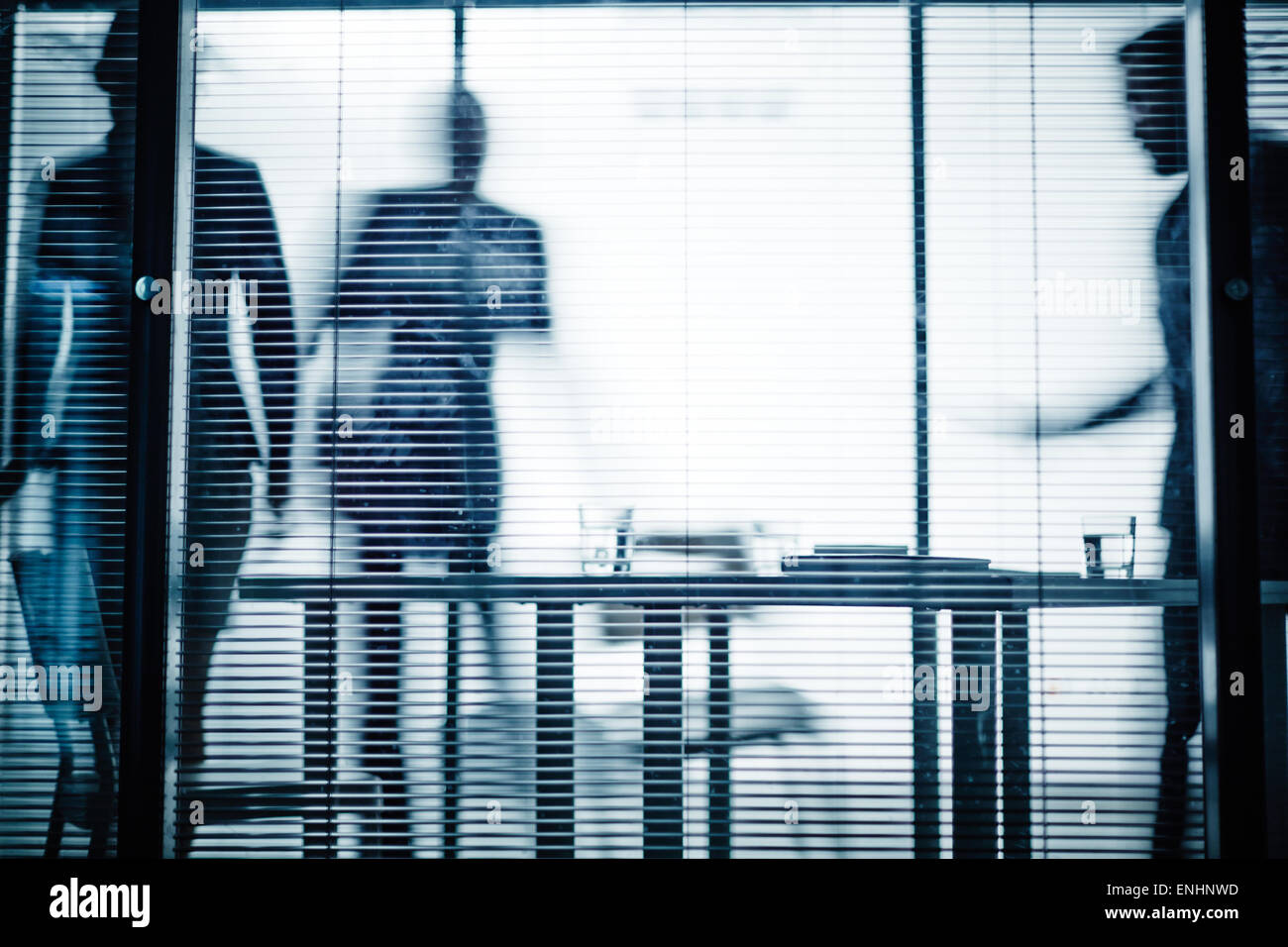 Employees silhouette hi-res stock photography and images - Alamy