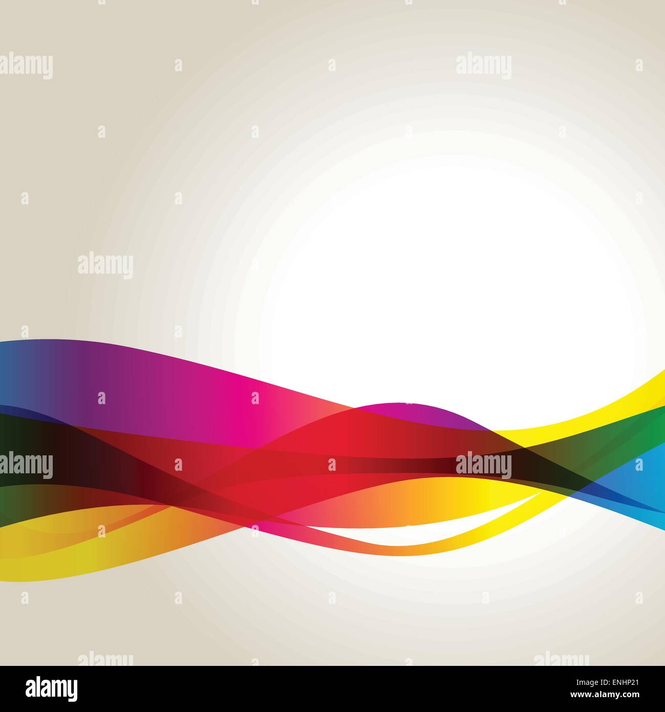 colorful abstract vector wave design background Stock Vector Image ...