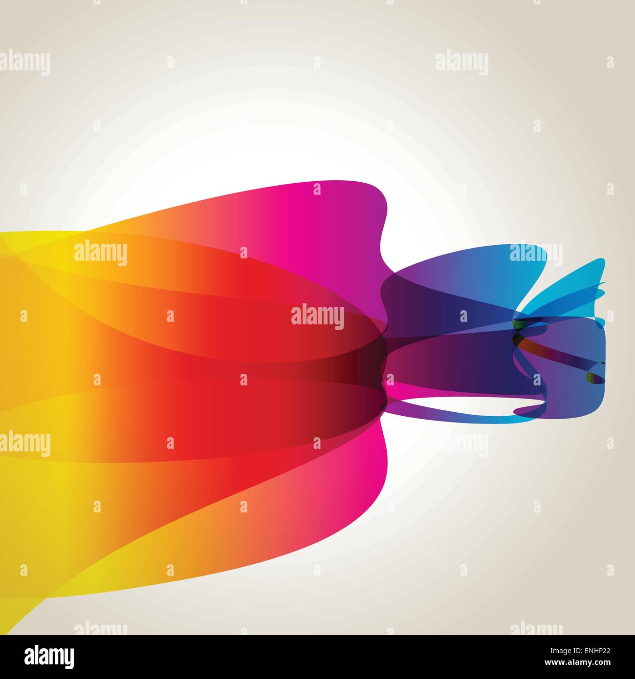 colorful abstract vector wave design background Stock Vector Image ...