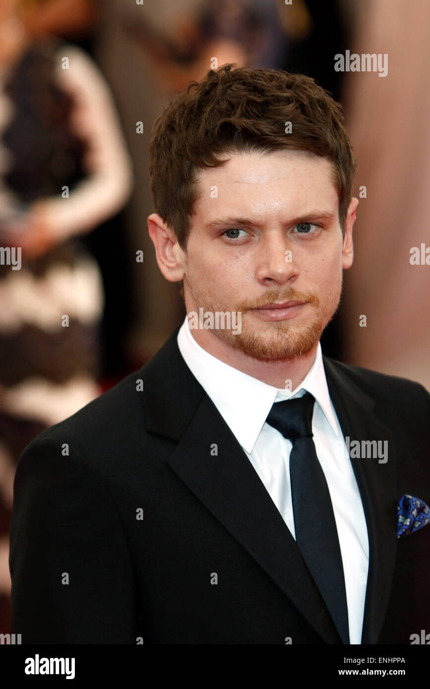 British actor Jack O'Connell attends  the 2015 Costume Institute Gala Benefit celebrating the exhibition 'China: Through the Looking Glass' at The Metropolitan Museum of Art in New York, USA, on 04 May 2015. Photo: Hubert Boesl/dpa - NO WIRE SERVICE - Stock Photo