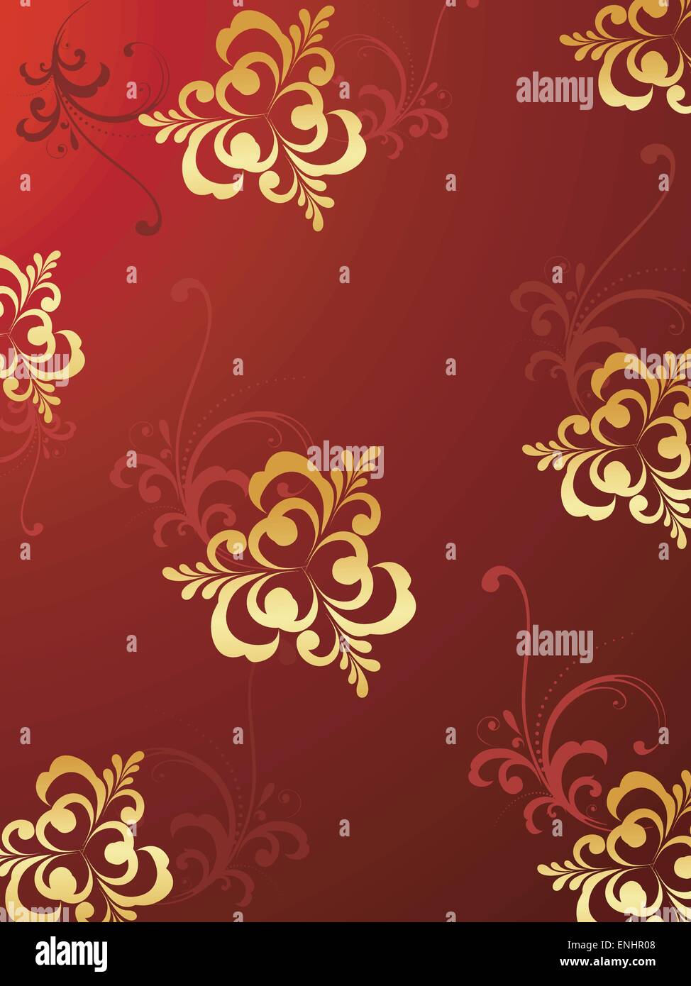 vector floral pattern design Stock Vector Image & Art - Alamy
