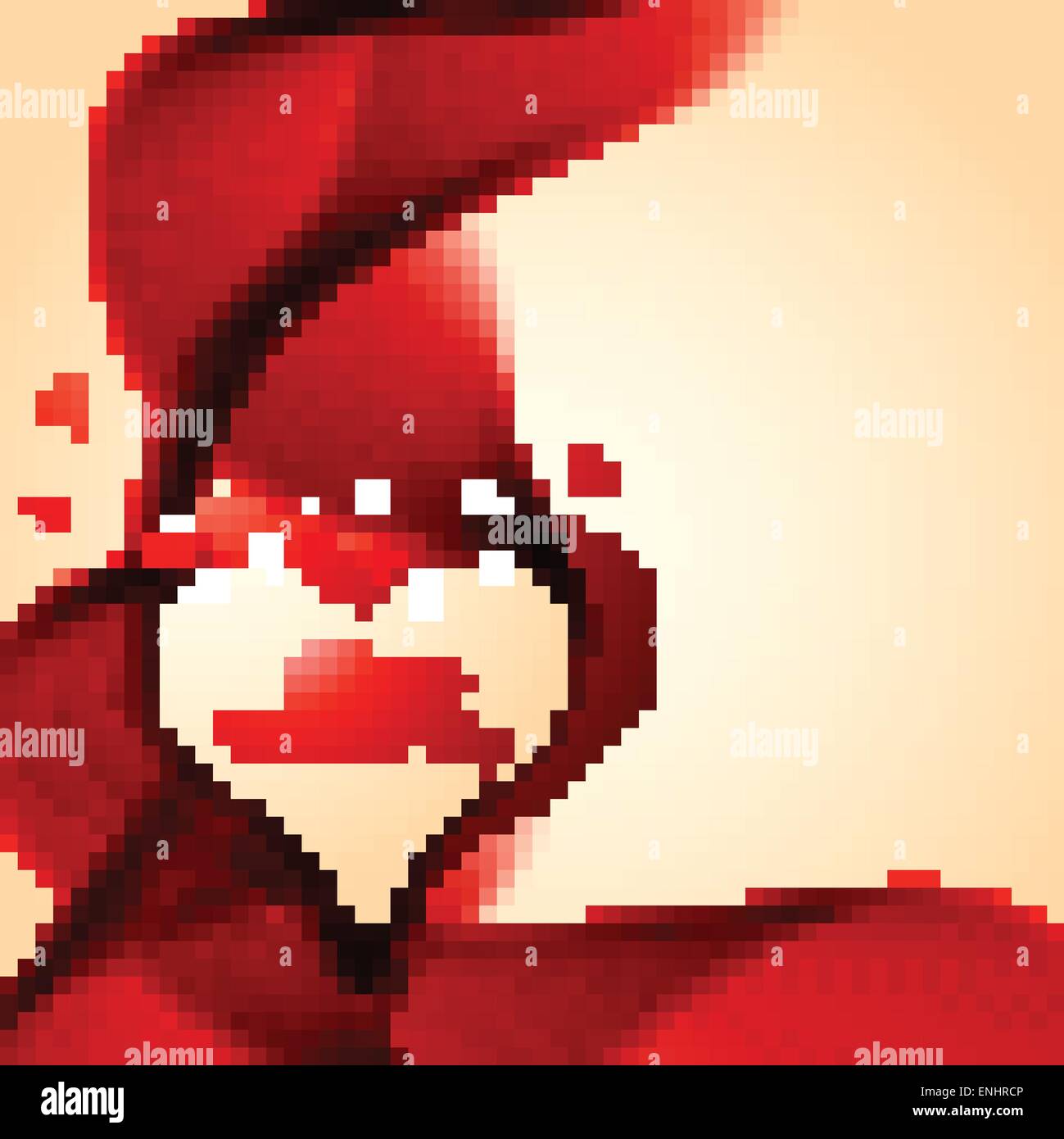 beautiful red heart vector design artwork Stock Vector Image & Art - Alamy