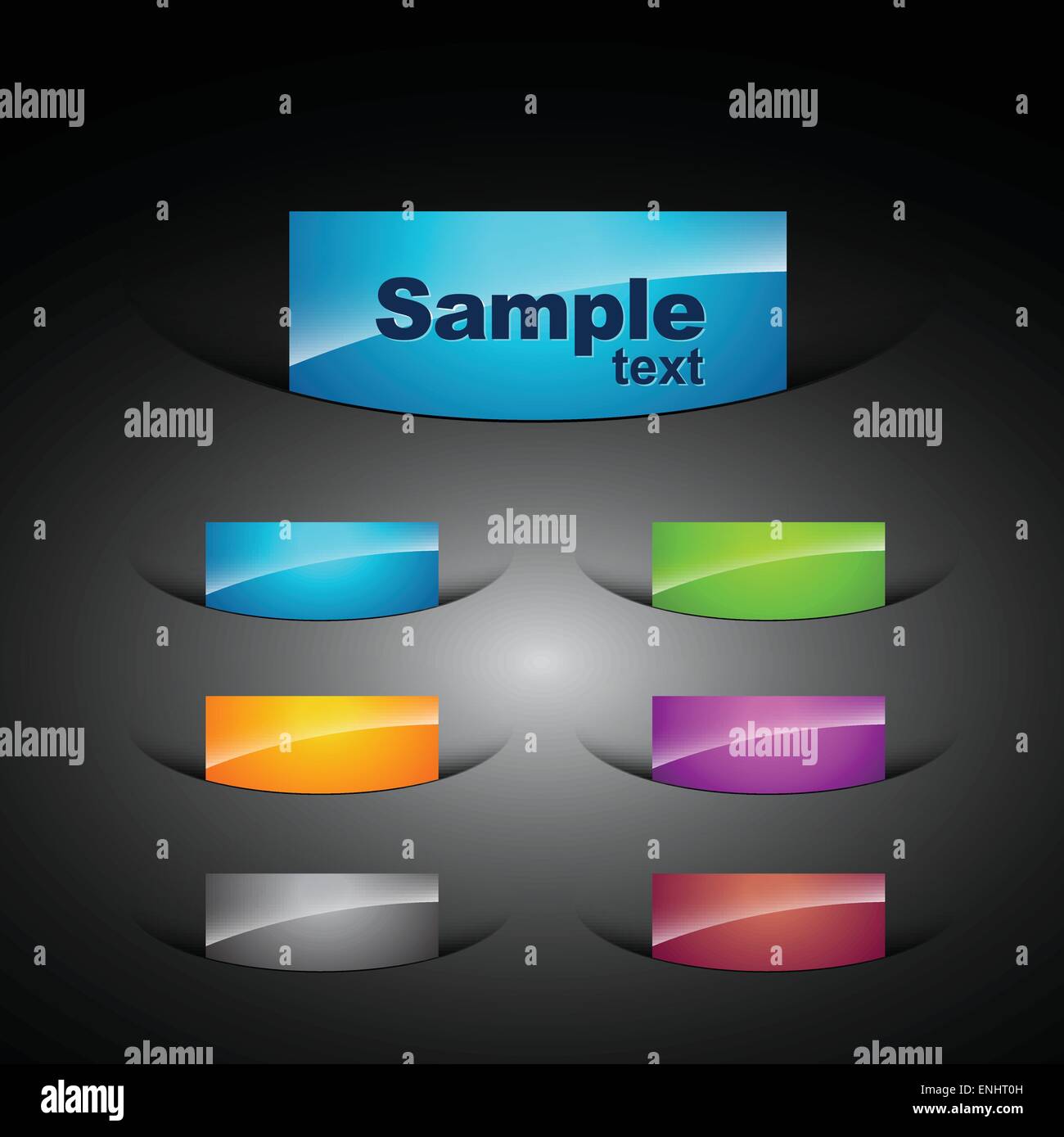 new vector style button design Stock Vector Image & Art - Alamy