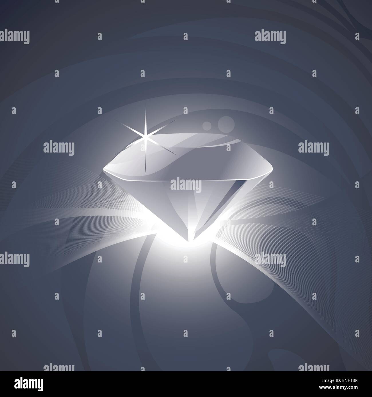 vector beautiful diamond design Stock Vector