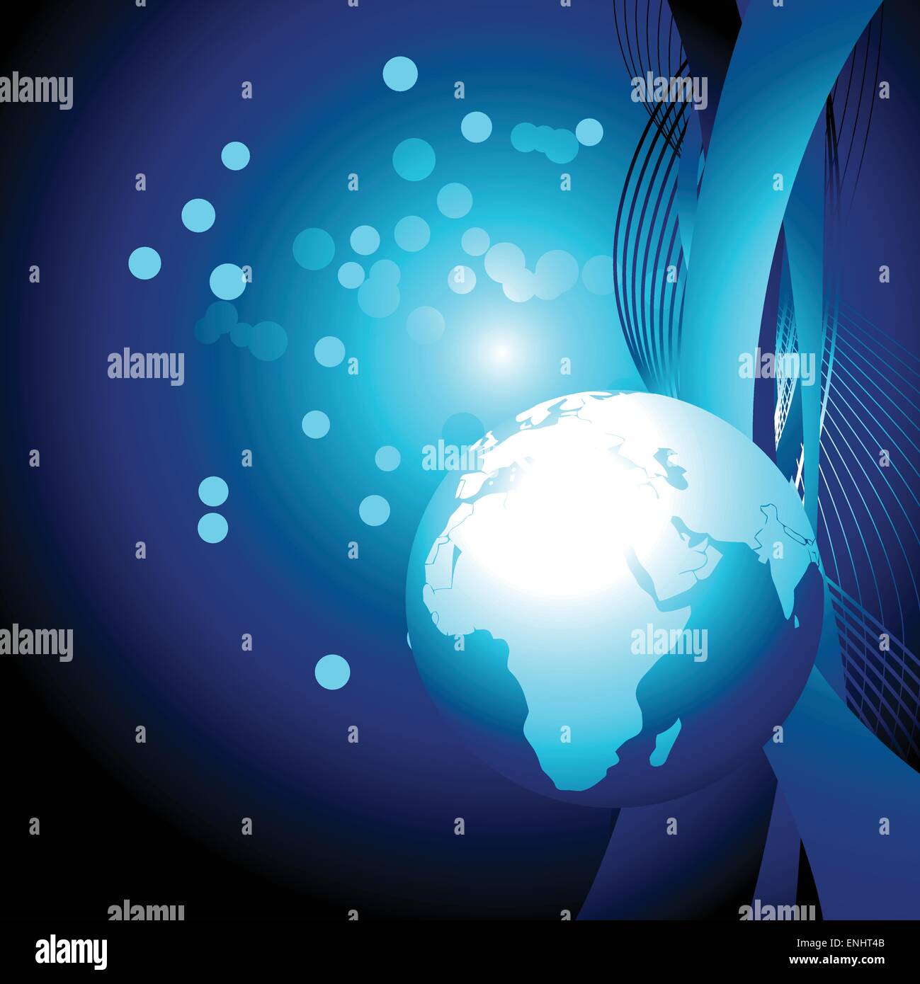 vector illustraton of blue earth Stock Vector Image & Art Alamy