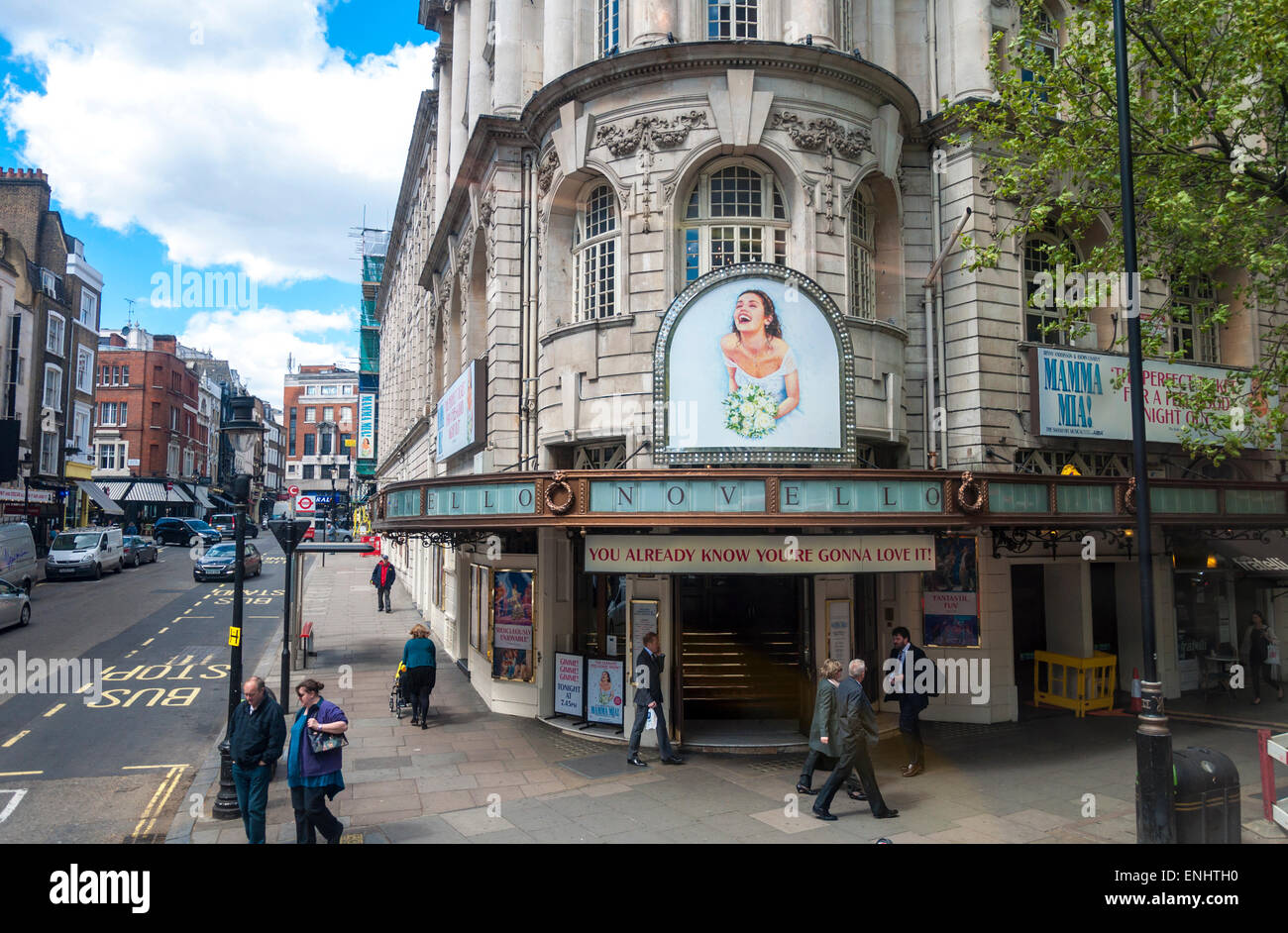 Novello Theatre is a West End theatre on Aldwych, in London UK Stock Photo