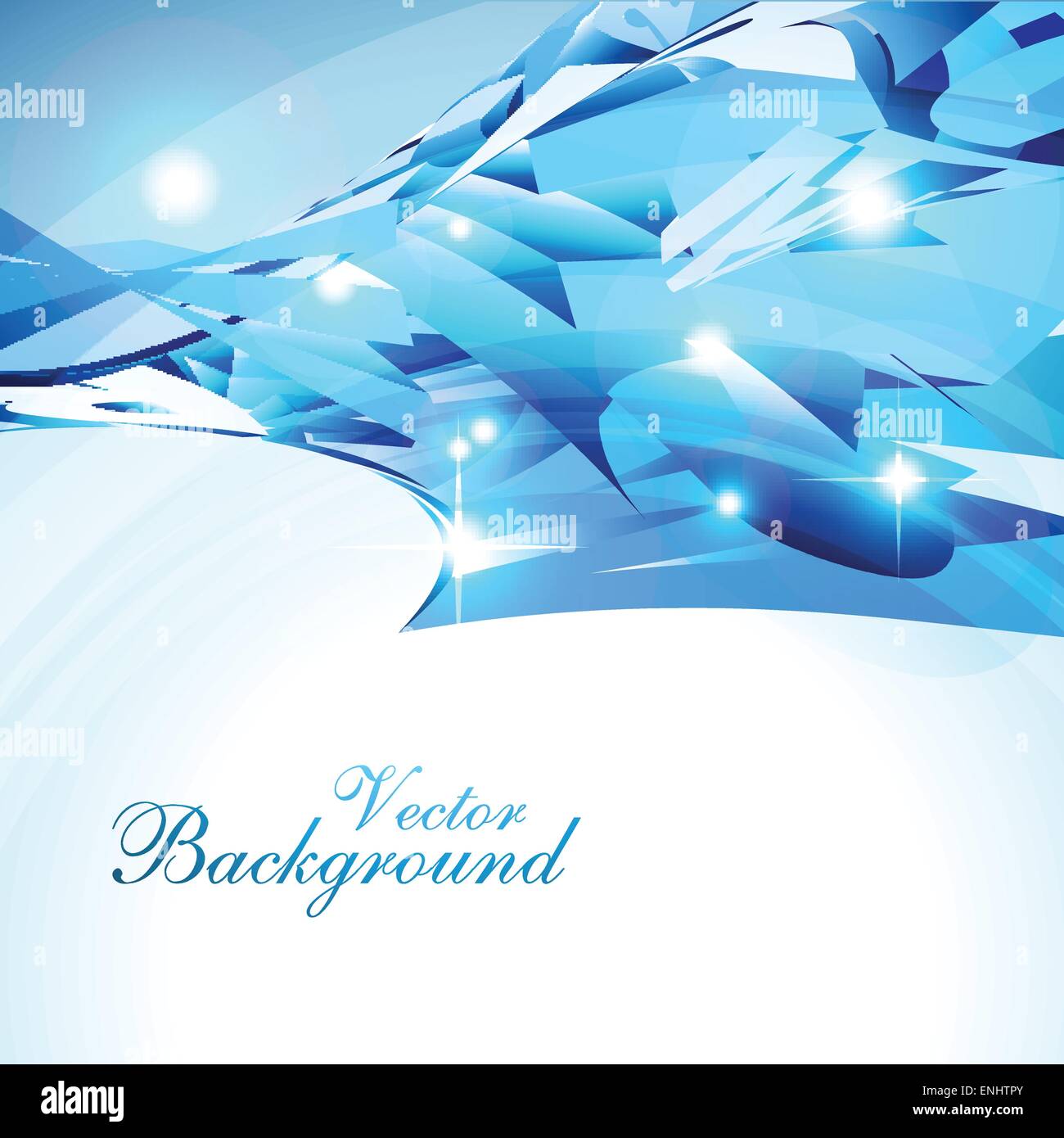 abstract vector shiny blue color background Stock Vector Image & Art ... image.