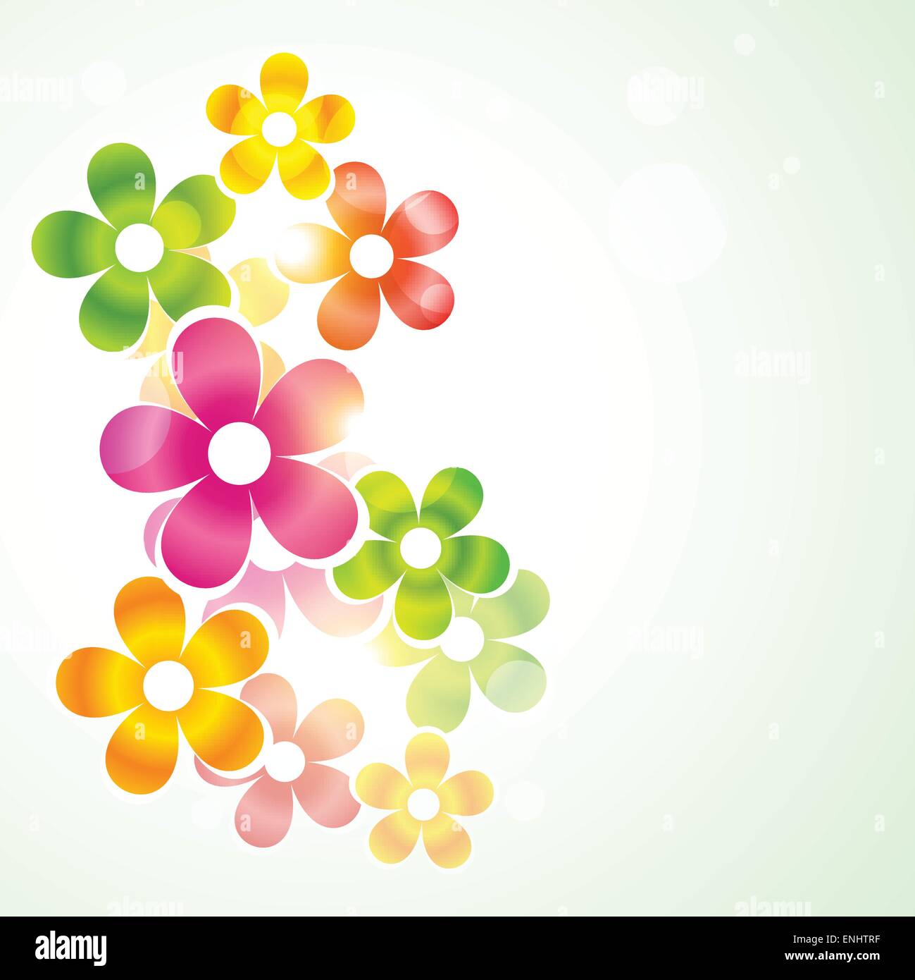 beautiful vector colorful flower illustration Stock Vector Image & Art ...
