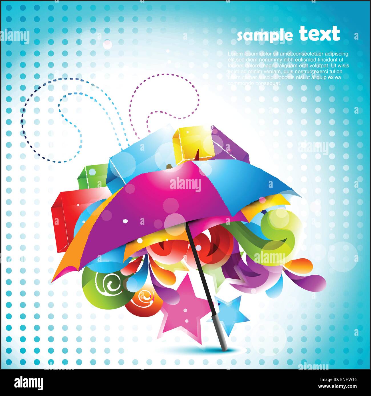 beautiful abstract umbrella design art Stock Vector Image & Art Alamy