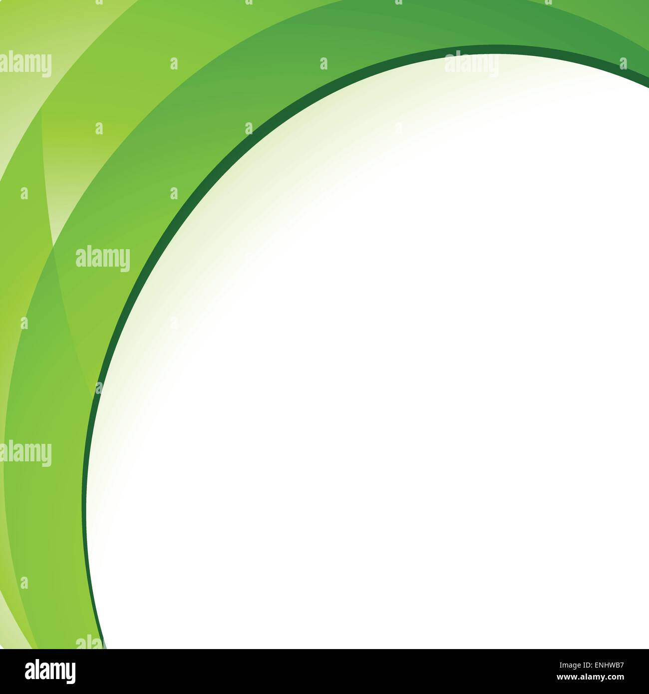 green abstract wave vector illustration Stock Vector Image & Art - Alamy