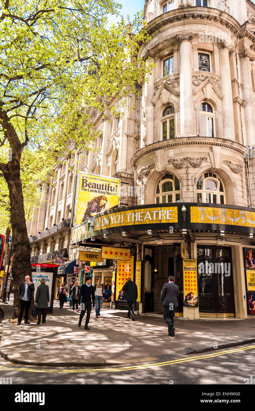 The Aldwych Theatre is a West End theatre, London, UK Stock Photo